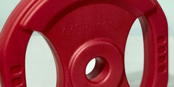 Disco de pesa plástica