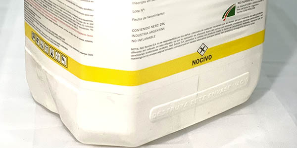 Bidón 20 litros facetado apilable (agroquímicos) - Foto 2